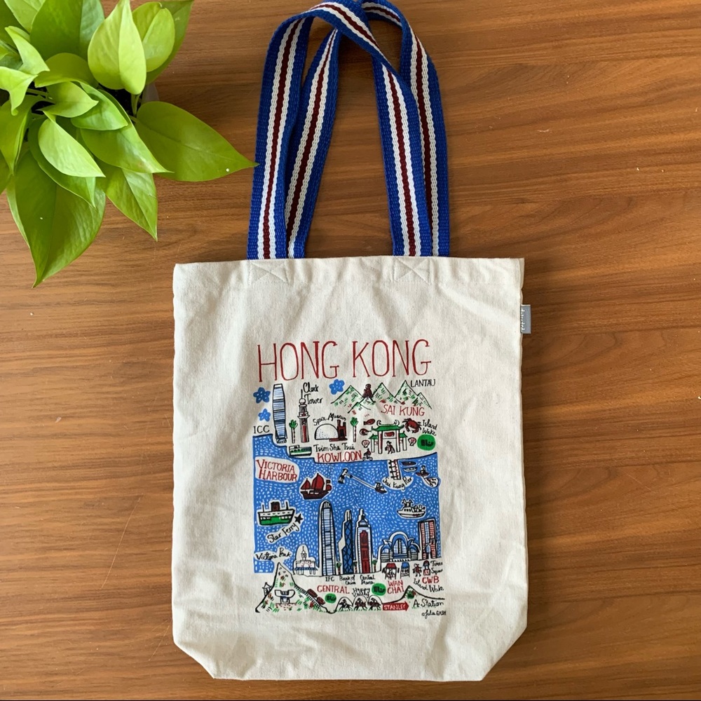 Julia Gash Hong Kong Market Tote 100% Cotton Fair-trade